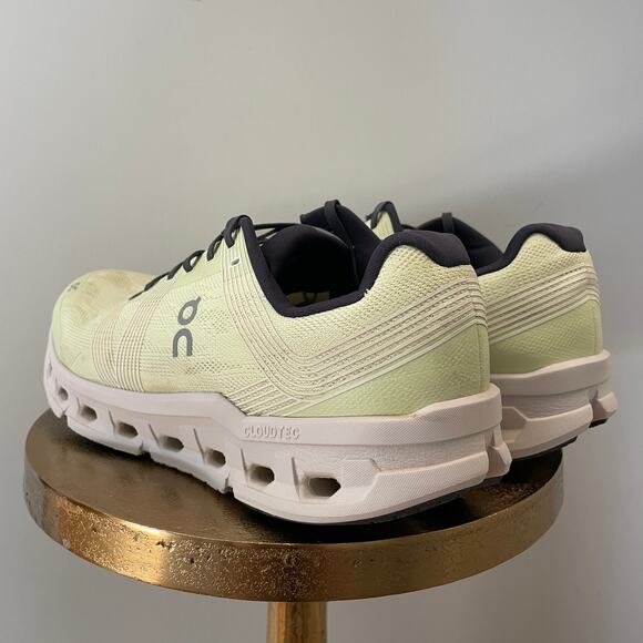 On Cloudgo Men's Running Shoes, 12.5 | Hay, Sand, Green, 55.98091 Helion Foam - Picture 5 of 10